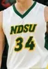 NIK1 NCAA College Ndsu Basketball Jersey 24 Tyson Ward 32 Odell Wilson IV 33 Horn 34 Rocky Kreuser 44 Meidinger Custom Siched