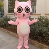 Hallowee 고양이 마스코트 의상 고품질 만화 애니메이션 테마 캐릭터 카니발 성인 유니섹스 드레스 크리스마스 생일 파티 야외 복장