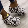 Damen Sandalen Plattform High Heels Sommermode Leopardenmuster Garten Hausschuhe Lässige bequeme Damenschuhe Strandschuhe X0728