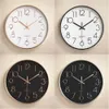 Minimalisme Horloge Murale Classique Nordique Épaisse Bordure Design Moderne Calme Suspendu 3D Horloges Chambre Salon Étude Décor À La Maison