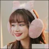 Hats Caps Hats, Scarves & Gloves Fashion Aessories Berets Unisex Vintage Cat Ear Plush Earmuffs Shiny Sequin Soft Keep Warm Earflaps Headban