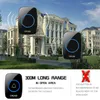 Other Door Hardware CACAZI Smart Home Wireless Pager Doorbell Old Man Emergency Alarm Call Bell US EU UK Plug 80m Remote 2 Button 1 5 Receiv