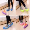 Wholesale mop Shoe Cover Multifunction Solid Dust Cleaner House Bathroom Floor Shoes Cover Cleaning Mops Slipper 6 Colors WLL21