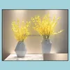 Coroas decorativas festivas suprimentos jardimenvintage flores artificiais oncidium hybridum 98 cm / 38,6 polegadas Phalaenopsis para casamento caseiro