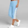 Leggings para mujer Moda Pantalones de mujer Vendaje sólido Fitness Cintura elástica Pantalones recortados Casual Pantalones de gran tamaño 2021 Pantalones de Muj