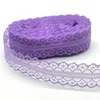 10m / mycket 45mm spetsbandband DIY Broderad Net White Lace Trim Cord för sömnad dekoration