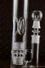 10.2 inchs glass bubbler Matrix Perc bHookahs Thick glass Water Bongs Smoking Waterpipe Heady Dab Rigs With 18mm bowl tobacco