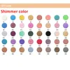 Brak marki DIY Colours Mat Shimmer Glitter Ckseshadow Paleta Prywatna etykieta Kosmetyka Dostosowywana makijaż paleta 26 mm 3845414