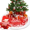 Noel Ağacı Etek Parti Noel Ağaçları Alt Dekorasyon Flanel Önlük Etekler Festivali Malzemeleri YFAX3081