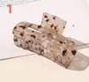 2021 Nowe włosy pazur Duży Geometryczny Hollow Square Leopard Barrettes HairClip dla kobiet Akcesoria do włosów Wiele kolorów Oferta