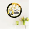 Muurstickers Bee Festival Faceless Doll Sticker Dwerg Slaapkamer Woonkamer Decoratie Zelfklevend Papier