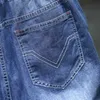 M-10XL Yaz Erkekler Büyük Boy Denim Şort Klasik Moda Gevşek Rahat Elastik Bel Kot Erkek Artı Boyutu Marka Pantolon 210531 Yırtık