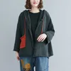 Негабаритные женщины вязаные кардиганские пальто Новое поступление осень зима корейский винтажный стиль свободно женский повседневный свитер S2371 210412