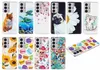 Estuches de TPU blandos de girasol luminoso para Samsung S21 PLUS S20 Ultra A32 A52 A72 A12 A21S A51 A71 A22 5G S21FE Flower Cat Dog Skull Donuts Glow In Dark Cute Back Cover