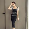 Korea Dress for women Summer Black Ruffle Sleeve Square neck hollow out Sexy Ladies OL Office Long Maxi Dresses 210602