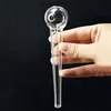 Sherlock Smoking Accessories Glass Pipes Heavy Wall Design Handle Spoon Oil Burner Pipes 14cm Lenght OD 30mm Ball Cheapest