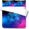 Conjuntos de cama conjunto 3D Xbox jogo punho impresso capa de edredão king size king size criança crianças quarto decoração home têxteis