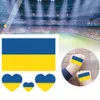 Ukrain Sticker European Cup Fläktar Ukrainska Flagga Vattentät Yta Personlighet Dekoration Klistermärke Auto Tillbehör 6 * 6cm 2022