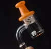 25mm largo largamente solda de quartzo banger prego fumando com girando carb tampão terp pérola para plataformas Dab Bongs