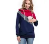 Hgte casual hoodies sweatsgurts kvinnor moderskap ammande pullover amning för gravid mamma bröstmatning toppar 210803