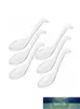 6Pcs/pack White Melamine Soup Spoons Plastic Restaurant Household Spoon Kitchen Flatware Tableware Tools