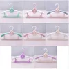 Hangers -rekken 28,5 cm 10 pc's/perceel verstelbare baby -kinderkleding Anti -slip -geboorte Cas Rack Kledingwinkels voor kinderen