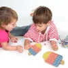 Desktop Fun gelato a forma di gelato a forma di bolle silicone giocattoli per bambini Stress Stress Squeeze Board Game FY24832564078