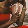 حقيبة كرة القدم Uniibling Football حقيبة مخلب حقيبة يد مع راينستون أزياء Women Farmling Basing BACK for Party Bolsas Mujer 211106