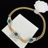 Kvinnors designer halsband Pearl Lady Halsband Kvinnor Diamanter Brev Simple Luxury Elegant Golden Chain Fashion Jariser