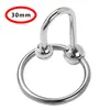 Cockrings 4 Size Metal Diameter Stainless Steel Penis Lock ORing Cock Enhancement Ring With Double Beads For Men Longer Delay Rel5611929