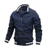 Oein Mens Moda Casacos e Casacos Men's Windbreaker Bomber Jaqueta Outono Homens Exército Carga Ao Ar Livre Roupa Casual Wear 211214