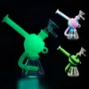 5.3" Glass bongs Smoking Water Pipe Bong Bubbler Hookah dab rig Oil Burner Tobacco Pipes