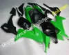 ZX-10R 08 09 10 VOOR KAWASAKI FUNLINGS ZX10R 2008 2009 2010 GROENE BLACK MOTORFIETS LICHAAMELDE DEELBLICHTING (spuitgieten)