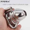 NXY Cockrings FRRK BDSM Sex Toys pour Adultes 18 Hommes Métal Male Chastity Cock Cage avec Vis pour Verrouiller Dick Anneaux de Pénis en Acier Erotic Sexual Shop 1124