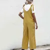 Sommer Strampler Damen Overall Mode Lässig Einfarbig Spitze Tasche Overalls Bodysuit für Frauen High Street 210514