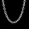 mens 18 inch zilveren ketting