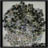 Notions Outils Vêtements Strass Super Paillettes Cristal Ab Différentes Tailles Fixer Strass Dos Plat Strass Tissu À Coudre