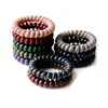 Effen kleur telefoondraad koord haar rubberen bands stropdas meisjes vrouwen elastische haarbands ring touw armbanden gemengd