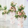 Dekorative Blumen Kränze Flone Hochzeit Chinesische Requisiten Zylindrische Beleuchtung Straße Führen Herzstück Layout Ornamente Kreativ