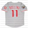 Retro Baseball jersey 2008 and 2009 Philadelphia jerseys 26 Chase Utley 11 Jimmy Rollins 6 Ryan Howard 48 Martinez 51 Ruiz