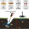 Rilevatore di metalli subacqueo da 100 piedi Puntatore a pin impermeabile Puntatore a induzione a impulsi portatile con LED a vibrazione 740 rilevatori di ricerca