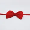 Dog Cat Pet Neck Kids Bow krawaty Dostawy Stroik Regulowane Dzieci Solid Color Bowtie Moda Akcesoria