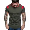 Men's T-Shirts DAIGELO 2022 Sports Sweatshirts Casual Tops Men Home O-neck Striped Pattern Fashion Lapel Short Sleeve Shirt Blouse