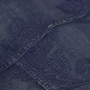 Johnature Vintage Denim Mantel Frauen Kleidung Herbst Umlegekragen Asymmetrische Länge Einreiher Frauen Jacke 210521