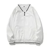 Zipper Jacket Män Streetwear Fashion Bomber Jackor Coat Male Black White Outwear Windbreak Mäns Overroats Cargo SporsWear 4XL 210927