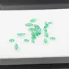 2 mm * 4 mm Naturlig Si Grade Emerald Loose Gemstone Marquise Cut Real Emerald Loose Ädelsten för smycken DIY H1015