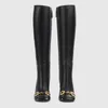 The latest women's long high-heeled boots are made of all leather, luxurious and customized, soft and delicate 35-41