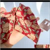 Jewelry Drop Delivery 2021 Japan And South Korea Net Red Flower Ribbon Pony Tails Holder Headdress Girls Hair Band Ikzxq
