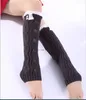 Knit Leaf Knee High Anklet Leg Warmers Socks Lace Braid Boot Cuffs Toppers Leggings Women Girls Autumn Winter Loose Stockings White Black Will and Sandy