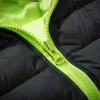 Printemps automne sans manches veste pour hommes mode chaud à capuche mâle hiver gilet léger grande taille hommes travail gilets gilet 210925